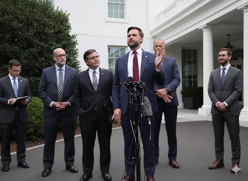 Trump Met with Top Congressional Leaders at White House as Shutdown Nears
