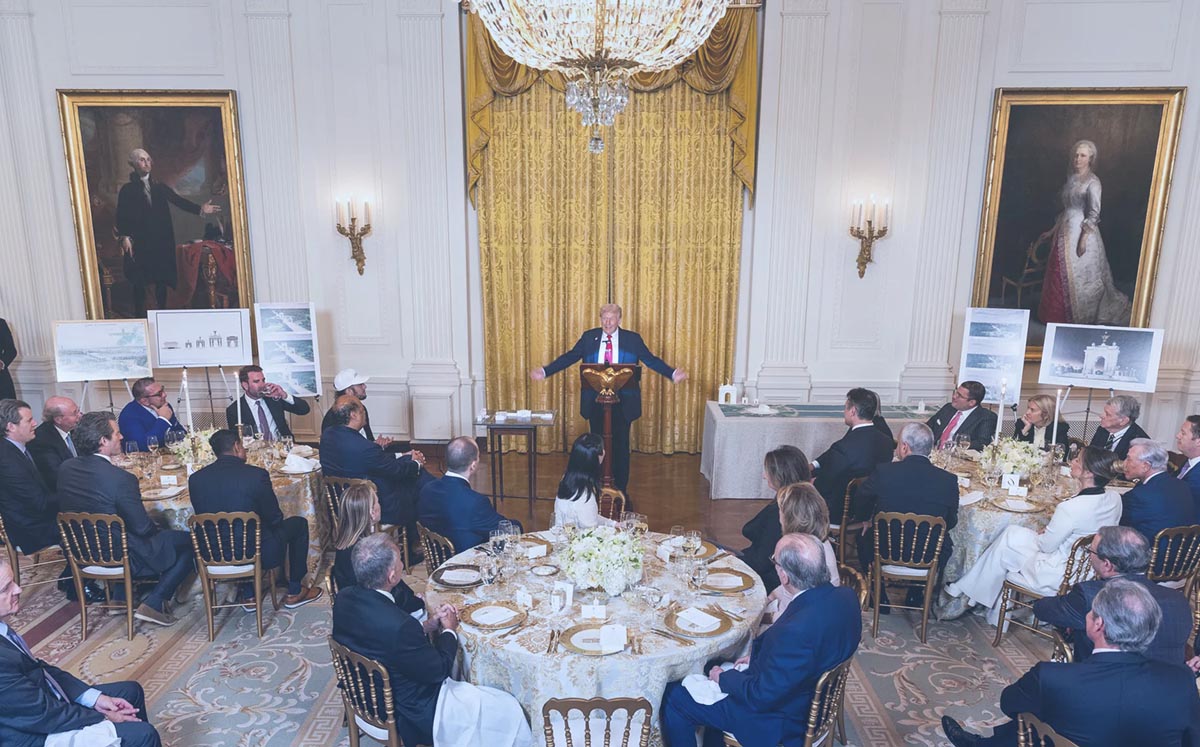 Trump’s Multi billion-dollar White House Ballroom Project Funded by Wealthy Donors