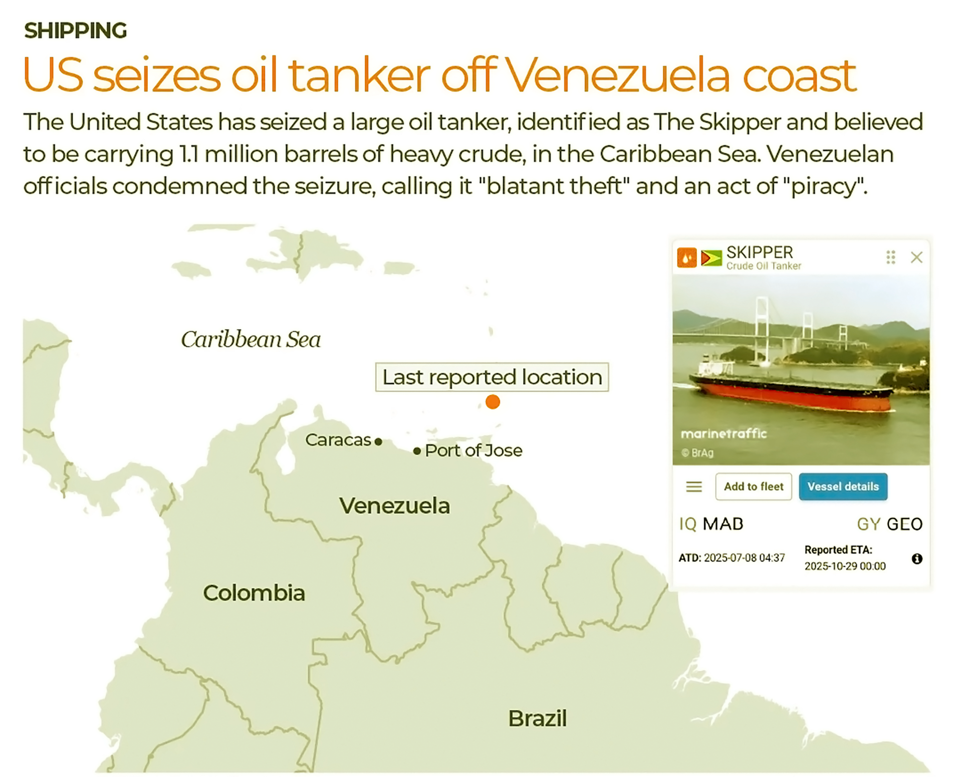 US Military Attacked Vessels in The Eastern Pacific, Killing 8